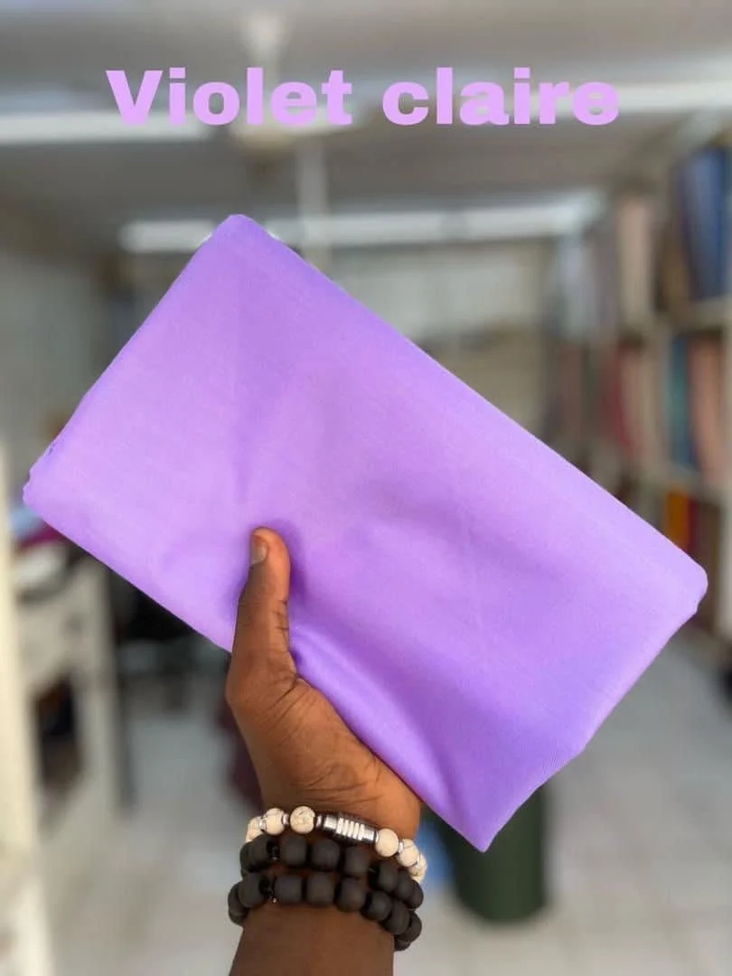Tissu uni – Violet clair